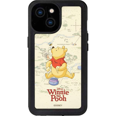 Disney Winnie the Pooh Hundred Acre Wood iPhone 15 Waterproof Case