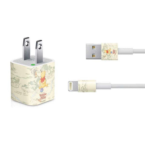 Disney Winnie the Pooh Hundred Acre Wood iPhone Charger (5W USB) Skin