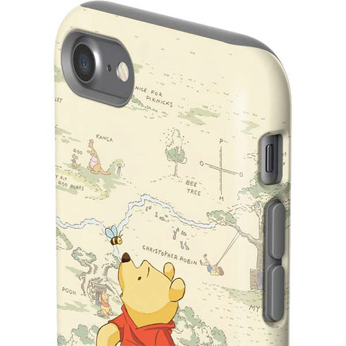 Disney Winnie the Pooh Hundred Acre Wood iPhone SE (2nd & 3rd Gen) Pro Case