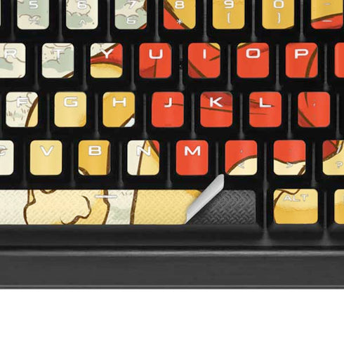 Disney Winnie the Pooh Hundred Acre Wood K95 RGB PLATINUM Mechanical Gaming Keyboard Skin