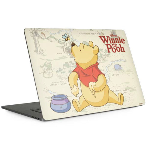 Disney Winnie the Pooh Hundred Acre Wood Apple MacBook Pro 15-inch Skin
