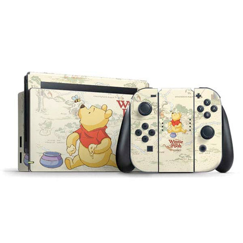 Disney Winnie the Pooh Hundred Acre Wood Nintendo Switch Bundle Skin