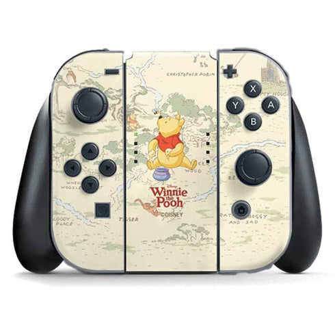 Disney Winnie the Pooh Hundred Acre Wood Nintendo Switch (2017-2021) Joy-Con Controller Skin