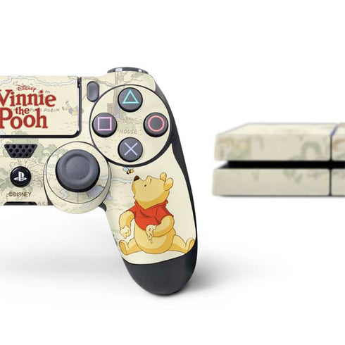 Disney Winnie the Pooh Hundred Acre Wood PS4 Console and Controller Bundle Skin