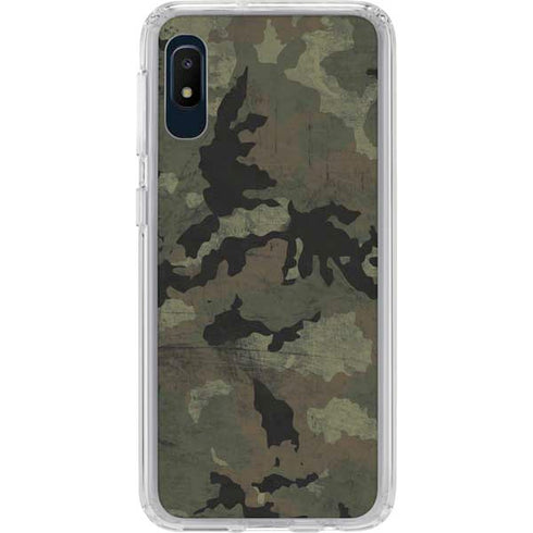Hunting Camo Galaxy A10e Clear Case