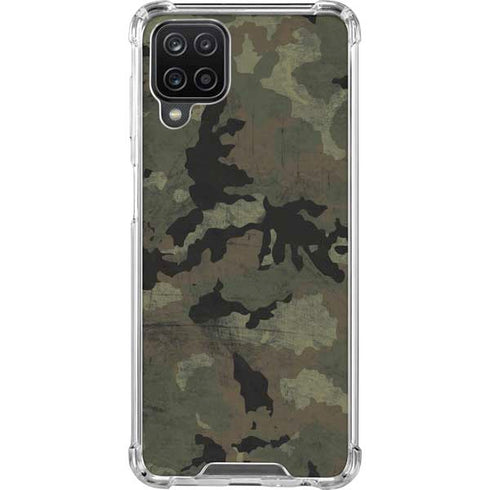 Hunting Camo Galaxy A12 Clear Case
