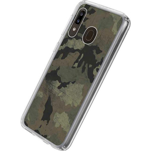 Hunting Camo Galaxy A20 Clear Case