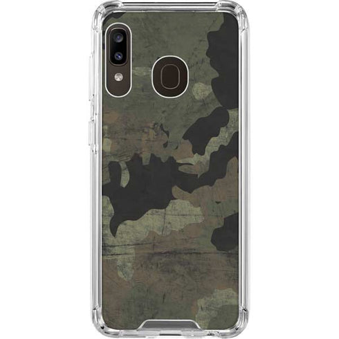 Hunting Camo Galaxy A30 Clear Case