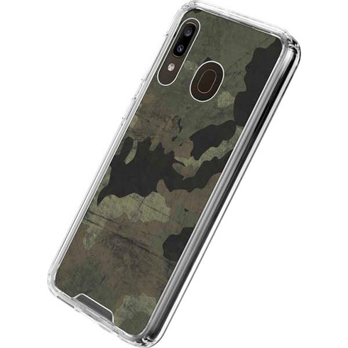 Hunting Camo Galaxy A30 Clear Case