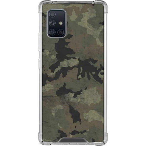 Hunting Camo Galaxy A71 5G Clear Case