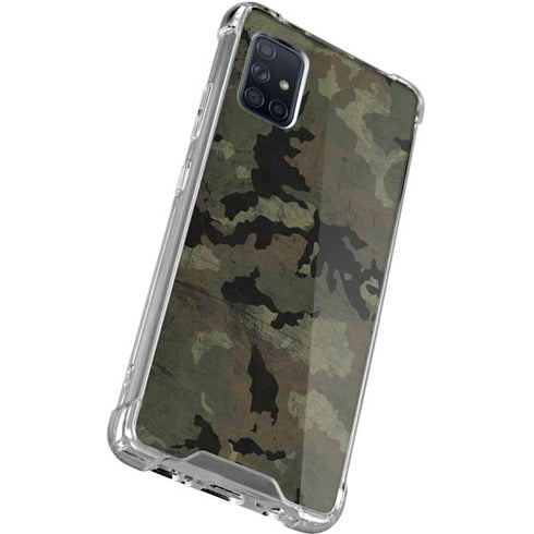 Hunting Camo Galaxy A71 5G Clear Case