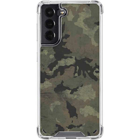Hunting Camo Galaxy S21 5G Clear Case