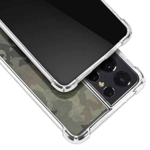 Hunting Camo Galaxy S21 Ultra 5G Clear Case