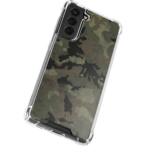 Hunting Camo Galaxy S22 Clear Case