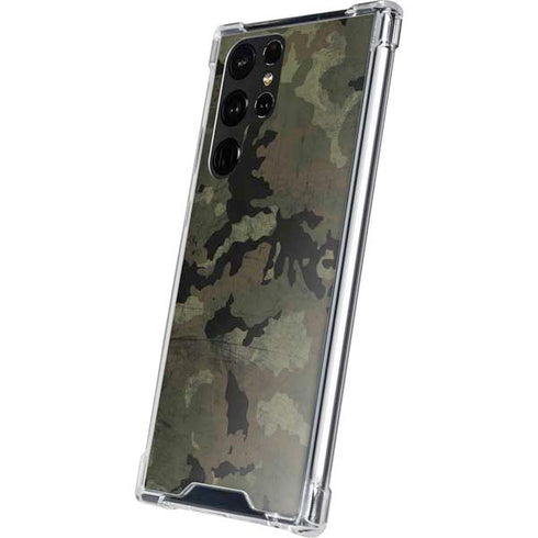 Hunting Camo Galaxy S22 Ultra Clear Case