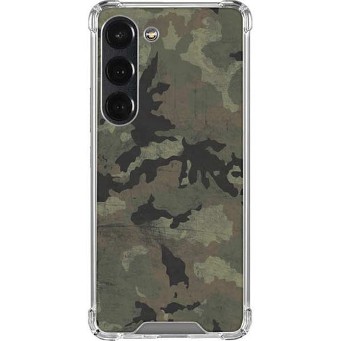 Hunting Camo Galaxy S23 Clear Case