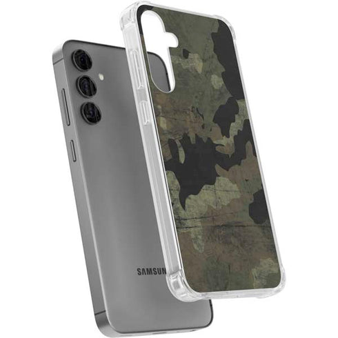 Hunting Camo Galaxy S24 Plus Clear Case