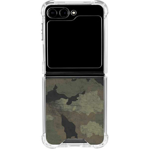 Hunting Camo Galaxy Z Flip5 5G Clear Case