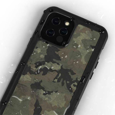 Hunting Camo iPhone 12 Pro Waterproof Case