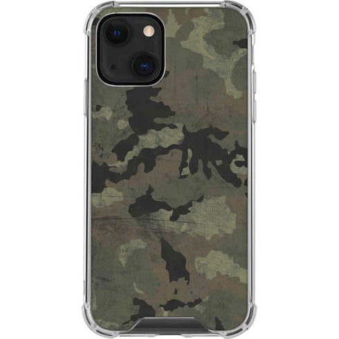 Hunting Camo iPhone 13 Mini Clear Case