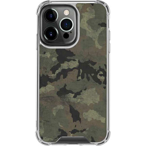 Hunting Camo iPhone 13 Pro Clear Case