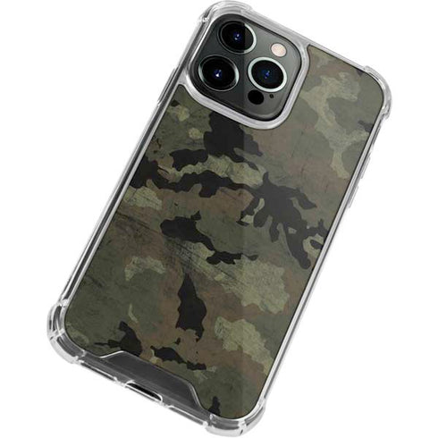 Hunting Camo iPhone 13 Pro Max Clear Case