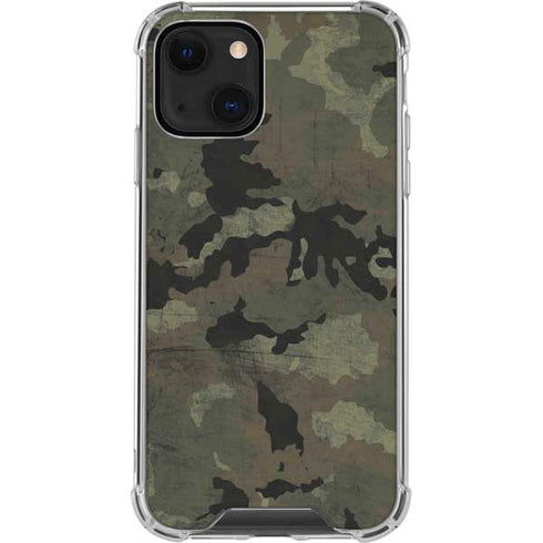Hunting Camo iPhone 14 Plus Clear Case