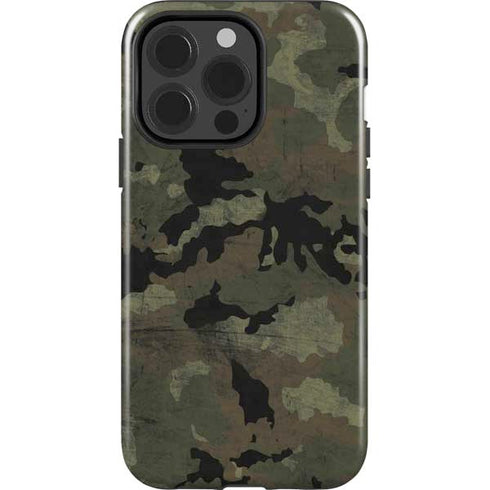 Hunting Camo iPhone 15 Pro Impact Case