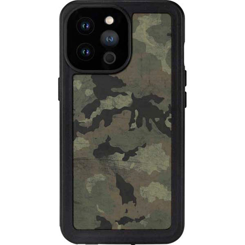 Hunting Camo iPhone 14 Pro Max Waterproof Case