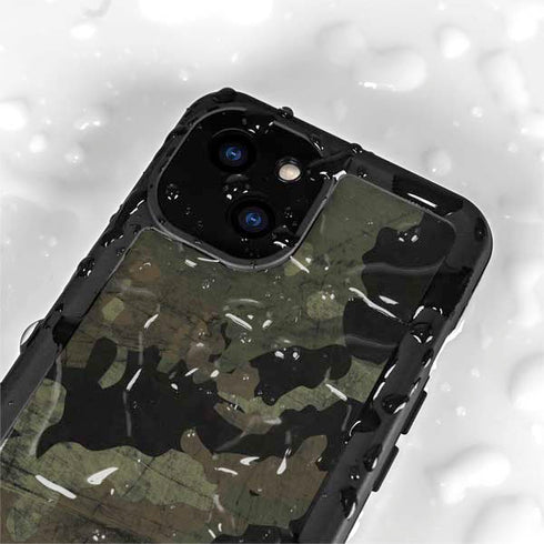 Hunting Camo iPhone 15 Waterproof Case