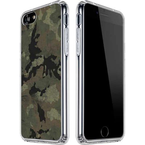 Hunting Camo iPhone SE (2nd & 3rd Gen) Clear Case