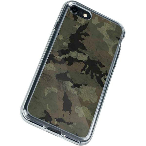 Hunting Camo iPhone SE (2nd & 3rd Gen) Clear Case