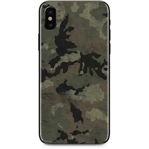 Hunting Camo iPhone X Skin