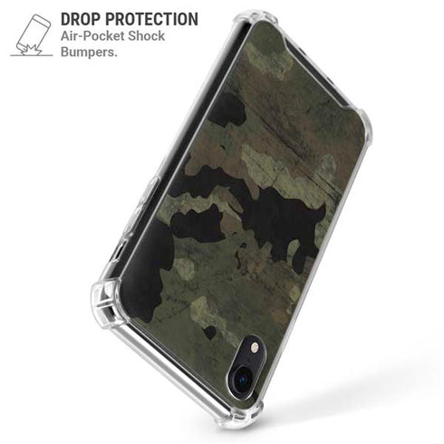 Hunting Camo iPhone XR Clear Case