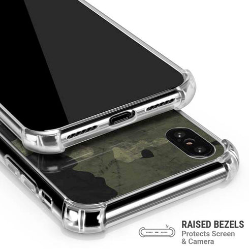 Hunting Camo iPhone XS Max Clear Case