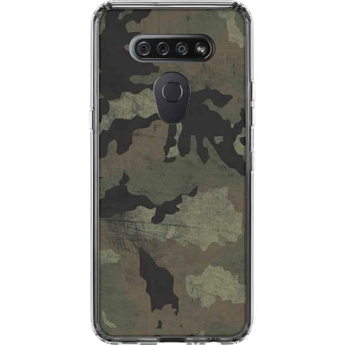 Hunting Camo LG K51/Q51 Clear Case