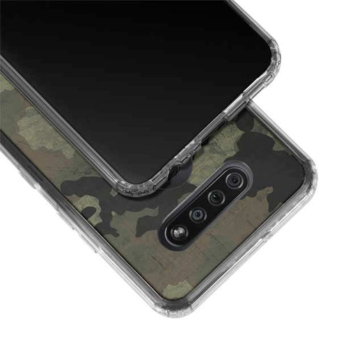 Hunting Camo LG K51/Q51 Clear Case