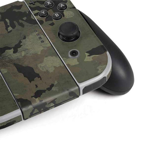 Hunting Camo Nintendo Switch OLED (2021) Skin