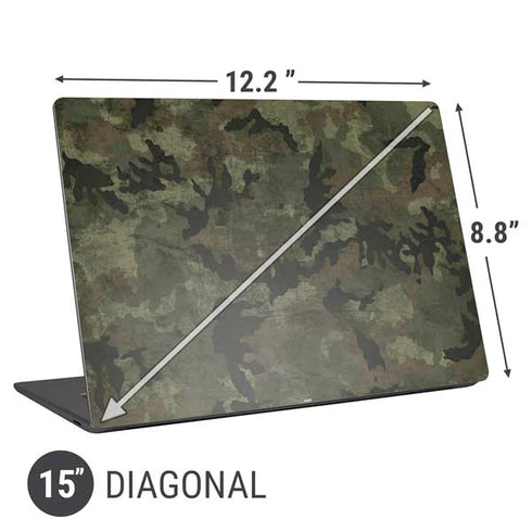 Hunting Camo Universal Laptop 15in (12.2 x 8.8in) Skin