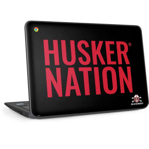 University of Nebraska Husker Nation HP Chromebook Skin