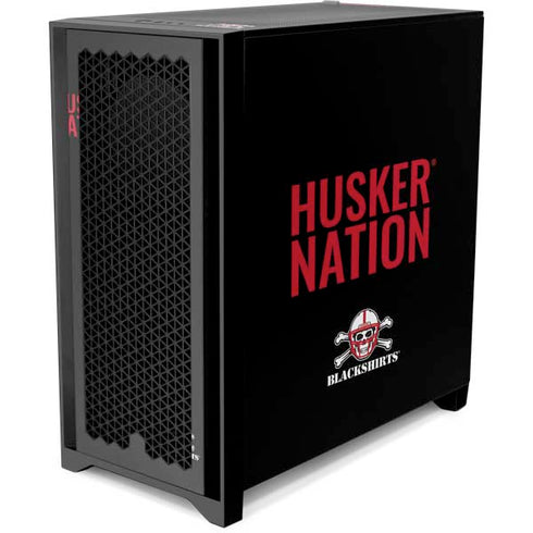 University of Nebraska Husker Nation Corsair 4000D Tempered Glass Mid-Tower ATX Case Skin