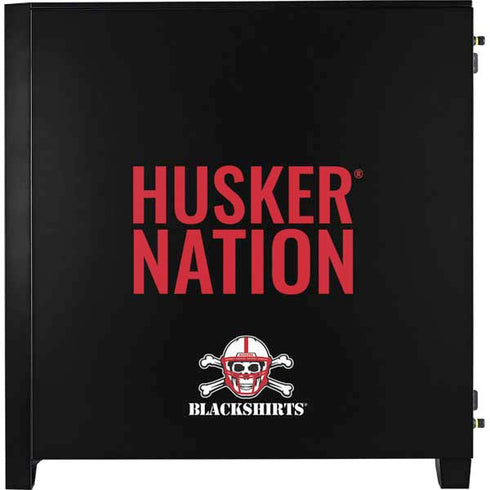 University of Nebraska Husker Nation Corsair 4000D Tempered Glass Mid-Tower ATX Case Skin