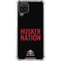 University of Nebraska Husker Nation Galaxy A12 Clear Case