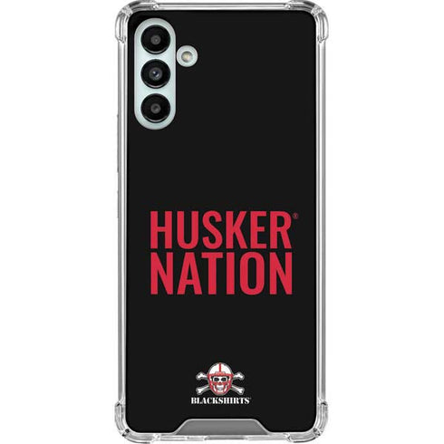 University of Nebraska Husker Nation Galaxy A13 5G Clear Case