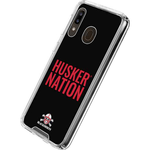 University of Nebraska Husker Nation Galaxy A30 Clear Case