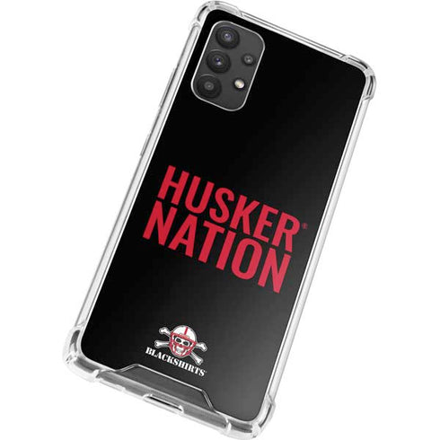 University of Nebraska Husker Nation Galaxy A32 5G Clear Case