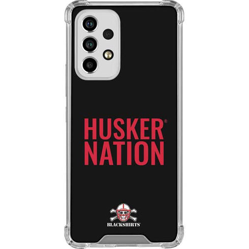 University of Nebraska Husker Nation Galaxy A33 5G Clear Case
