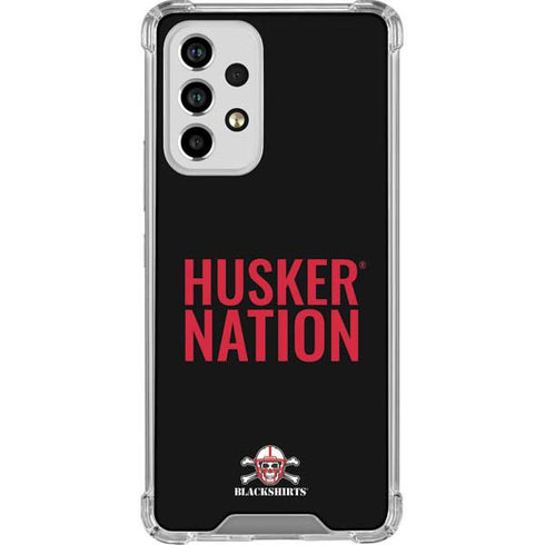 University of Nebraska Husker Nation Galaxy A53 5G Clear Case