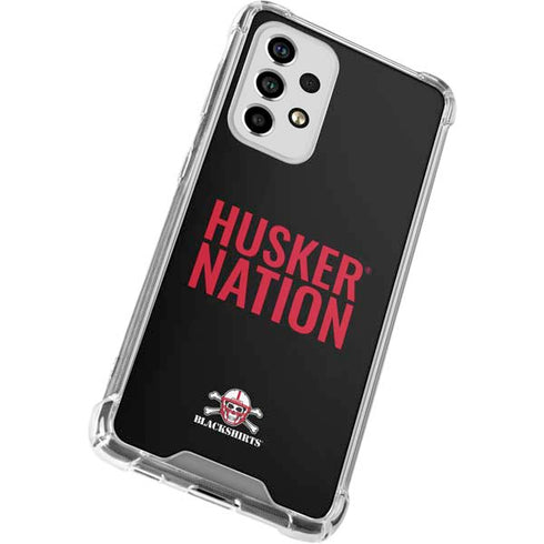 University of Nebraska Husker Nation Galaxy A53 5G Clear Case