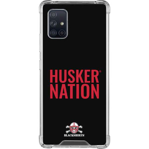 University of Nebraska Husker Nation Galaxy A71 5G Clear Case